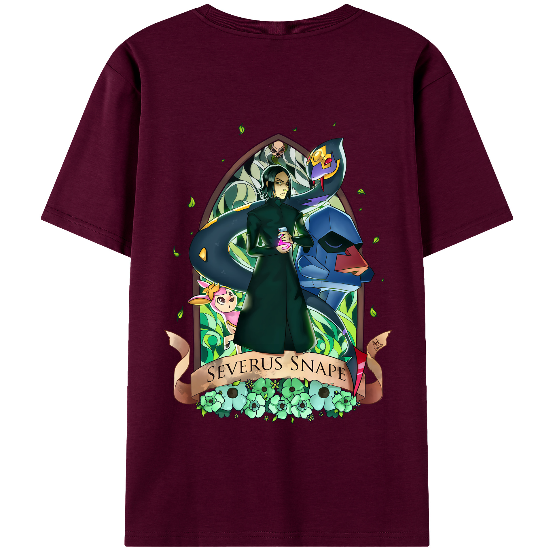 （画像用） Harry Potter ハリー・ポッターシリーズ レディース半袖Tシャツ(バックプリント)